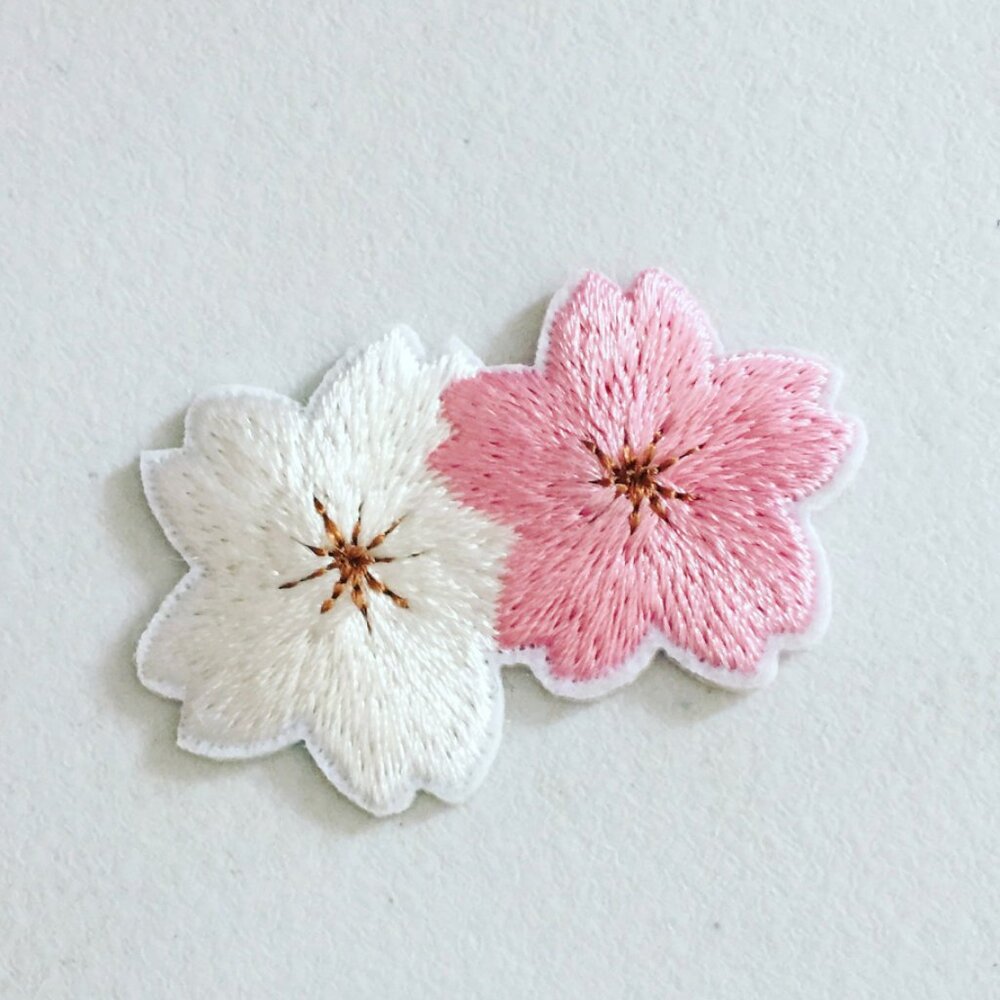 Sakura Sewed Patches